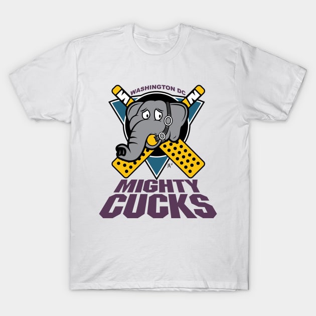 Mighty Cucks Cuckservative T Shirt T-Shirt by UnluckyDevil